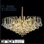 Иконка orion leuchten LU 2324/9/62 gold KRISTALL KLASSISCH chandelier, 9 lamps, 24K gold plated, clear crystal светильник