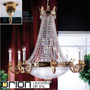 Иконка orion leuchten LU 2386/8+8+4/100 gold Empire Crystal Chandelier with satin diffused cut glass, 20 lamps, 24K gold plated светильник
