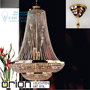 Иконка orion leuchten LU 2388/24/120 gold Sheraton chandelier, 120cm, 24K gold plated светильник