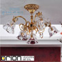 Иконка orion leuchten LU 2392/4+1 gold/479 Schliff La Boheme Chandelier, 5 lamps, 24K gold plated светильник