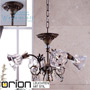 Иконка orion leuchten LU 2392/4 Altpatina/479 Schliff La Boheme Chandelier, 4 lamps, dark antique brass finish светильник