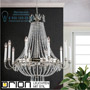 Иконка orion leuchten LU 2405/10/80 Altsilber Empire Crystal Chandelier, dia 80cm, antique silver plated светильник