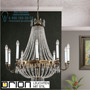Иконка orion leuchten LU 2405/10/80 Patina Empire Crystal Chandelier, dia 80cm, antique brass finish светильник