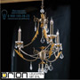 Иконка orion leuchten LU 2407/3 silber-gold Miramare chandelier, silver-gold finish, 3 lamps, without shades светильник