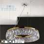 Иконка orion leuchten LU 2411/6/60 gold Ring chandelier, 60cm, 24K gold plated светильник