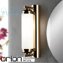 Иконка orion leuchten Soff 3-464/1 gold/494 opal-seidenmatt Nostalgie wall light, 24K gold plated, 28cm светильник