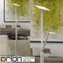 Иконка orion leuchten Stl 12-1159/2 Alu-matt Work LED mother & child floor lamp, brushed aluminium finish торшер