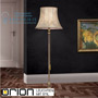 Иконка orion leuchten Stl 12-790/2 Patina/4223 Haut braun Flemish style floor lamp, with shade, Antique Brass finish торшер