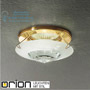 Иконка orion leuchten Str 10-285 gold Clara downlight with crystal decor, gold finish светильник