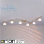 Иконка orion leuchten Str 10-374/6 gold-matt/438 opal Opaldesign spotlight, 6 heads, brushed gold finish with opal glass светильник