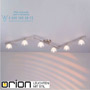Иконка orion leuchten Str 10-374/6 satin/438 klar-matt Opaldesign spotlight, 6 heads, satin chrome finish with frosted glass светильник