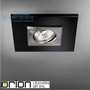 Иконка orion leuchten Str 10-418 schwarz/EBL Clasa downlight with black glass светильник