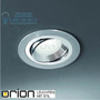 Иконка orion leuchten Str 10-428/1 satin Gol LED downlight, satin chrome finish, round shape светильник