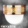 Иконка orion leuchten WA 2-1232/1/250 MS/484 opal-glänzend Alt Wien Wall Light with 1 lampholder, Shiny Brass finish светильник