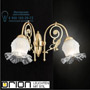 Иконка orion leuchten WA 2-1264/2 MS/492 Ringstrasse double wall light, shiny brass finish with decorated glass светильник