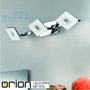 Иконка orion leuchten WA 2-1283/3 chrom Square LED spotlight with 3 heads светильник