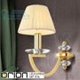 Иконка orion leuchten WA 2-1336/1 gold/4469 champ Avala Wall Light, 1 lamp, 24K gold plated and champagne shades светильник