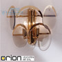 Иконка orion leuchten WA 2-162/2 gold/293 rauch Rauchglas wall light, gold finish светильник