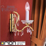 Иконка orion leuchten WA 2-195/1 gold Hirohito crystal wall light, 1 lamp and 24K gold plated светильник