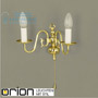 Иконка orion leuchten WA 2-423/2 MS Simple flemish wall light, 2 lamps, shiny brass finish светильник