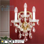 Иконка orion leuchten WA 2-484/3 MT-gold/A Maria Theresia crystal wall light, 3 lamps, 24K gold plated светильник