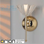 Иконка orion leuchten WA 2-937/1 gold-matt/438 klar-matt Opaldesign wall light, 1 lamp, brushed gold with frosted glass светильник